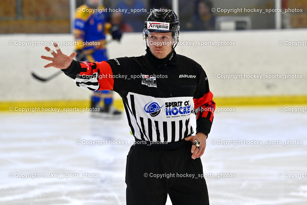 1. EHC Althofen vs. ESC Sparkasse Steindorf  | UNTERWEGER Dominik Referee, 1. EHC Althofen vs. ESC Sparkasse Steindorf , 1. EHC Althofen vs. ESC Sparkasse Steindorf  am 08.03.2026 in Althofen (Stadthalle Althofen), Austria, (Photo by Bernd Stefan)