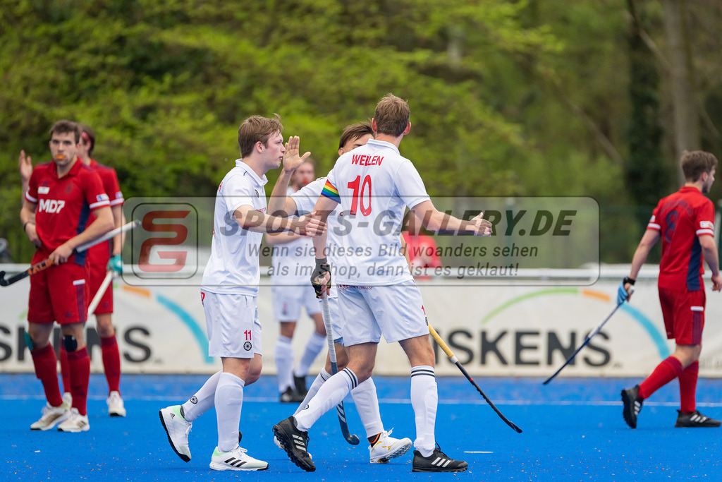 HK_20230422_107199 | 1. Bundesliga Herren Crefelder HTC - Düsseldorfer HC am 22.4.2023 Krefelder HTC ( CHTC ), Krefeld , Niklas Wellen ( Crefelder HTC 10 )