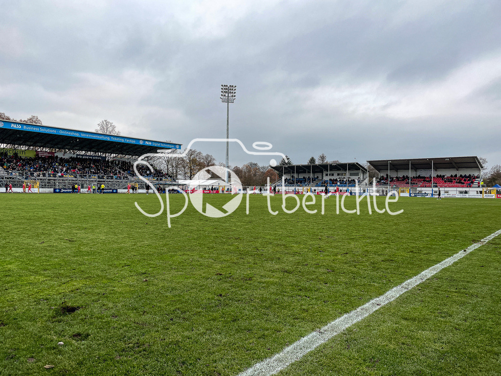 SV Vikoria Aschaffenburg - FC Bayern Amateure | Das Stadion am Schoenbusch von Aschaffenburg / Stadion am Schönbusch / Aschaffenburg / Symbolbild / Stadionfoto / Stadionbild / Symbolbild