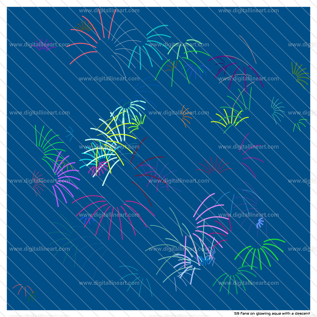 59-fans-glowing-aqua-with-a-descent | digitallineart - Realisiert mit Pictrs.com