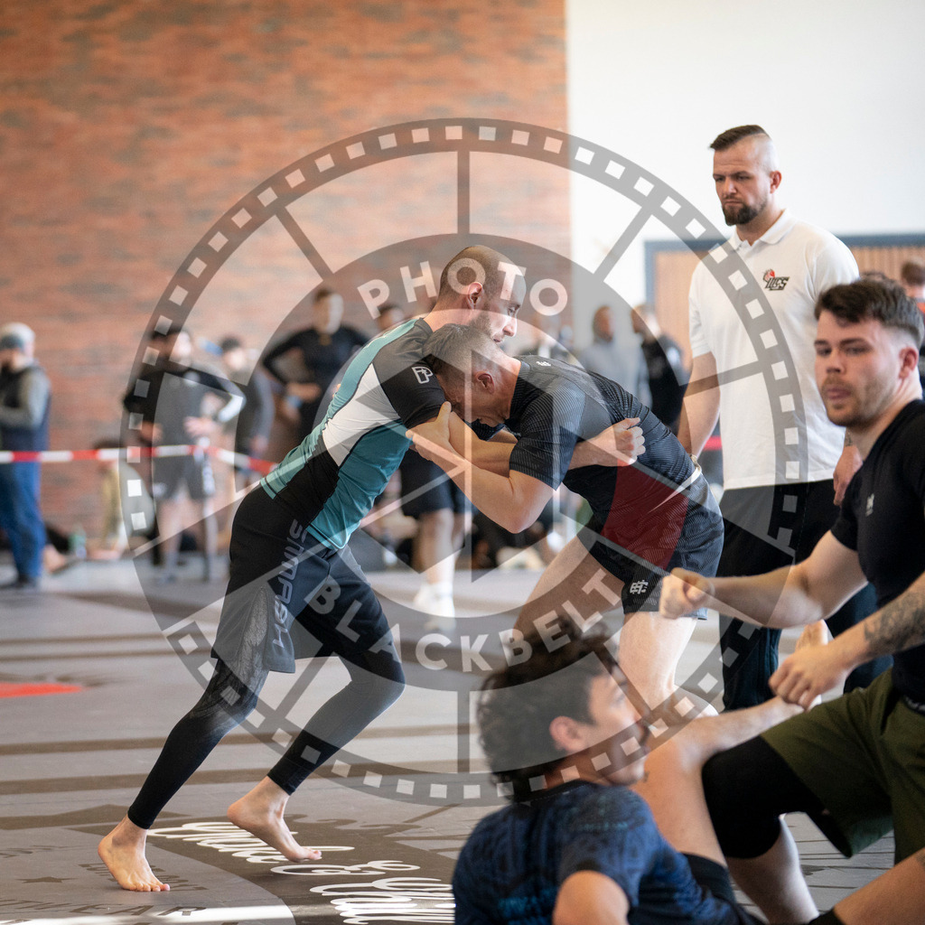 20240309PBB6186 | Fighters compete during the International Luta Livre (ILLCS) Spring Championship in Hannover, Germany, on March 9, 2024.