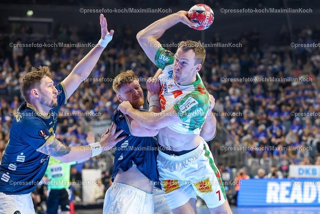 xSSCx18042602003 | 18.04.2026, xsscx, Handball, DHB-Pokal Lidl Final4, Halbfinale, Bergischer HC - SC Magdeburg, Saison 2025 / 2026 Herren, Lanxess Arena, Köln: Felix Claar (SC Magdeburg #07) beim Wurf Photo: xSandraxScherningxPressefotoKochx