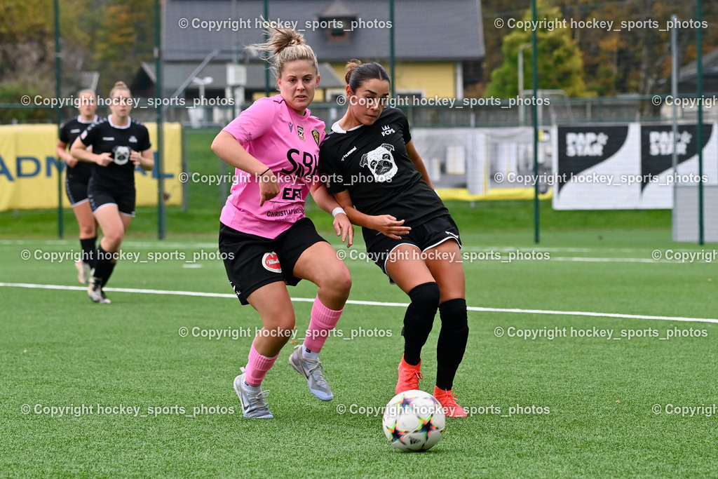 Liwodruck Carinthians Hornets vs. FC Pingau Saalfelden Frauen 29.10.2023  | #17 Vanessa Kraker, #17 Genesis Soraya Castrellon