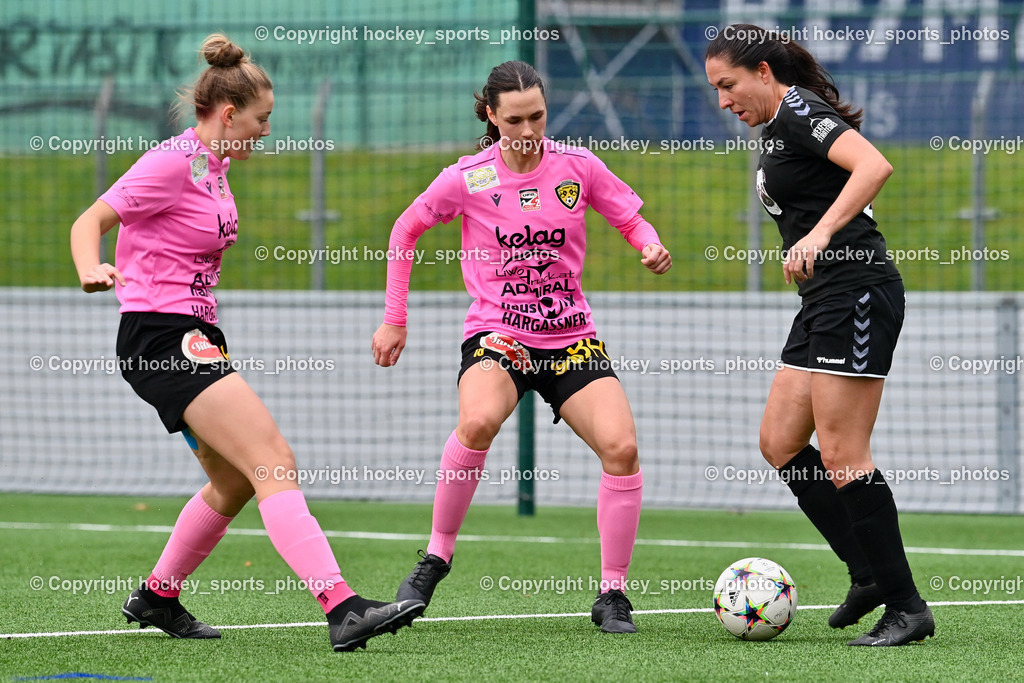 Liwodruck Carinthians Hornets vs. FC Pingau Saalfelden Frauen 29.10.2023  | #8 Leni Eleanor Hassler, #18 Laura Therese Kert, #26 Natalie Lynn Stephens