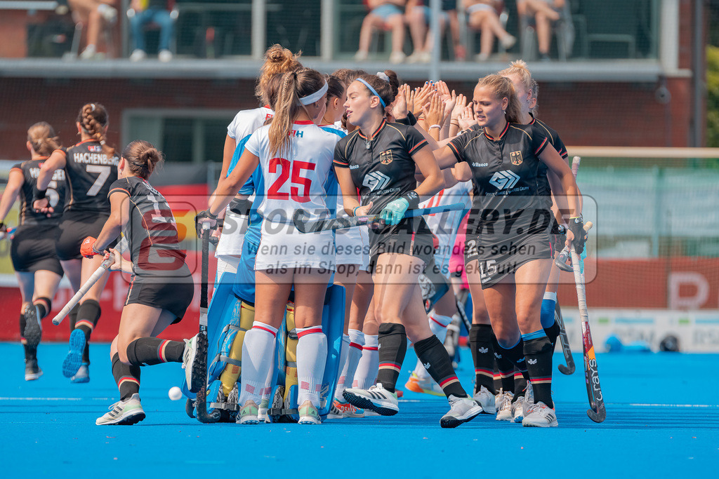 HK_20230715_102655 | Euro Hockey WU18 SF2 Spain vs Germany Championship Girls &amp; Boys am 15.7.2023 CHTC , Krefeld ,