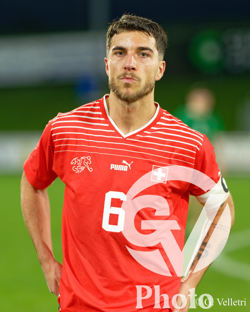 UEFA Region's Cup - Vaud v Munster | Tom Boillot (6 Vaud) portrait (headshot/close up) during the UEFA Region's Cup game between Vaud and Munster at Centre Sportif de Colovray in Nyon, Switzerland 