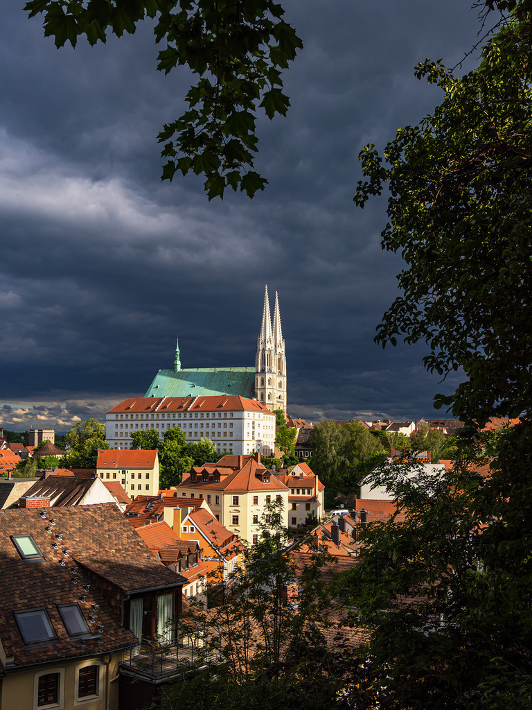 Blick über die Stadt Görlitz auf die Peterskirche | Blick über die Stadt Görlitz auf die Peterskirche.