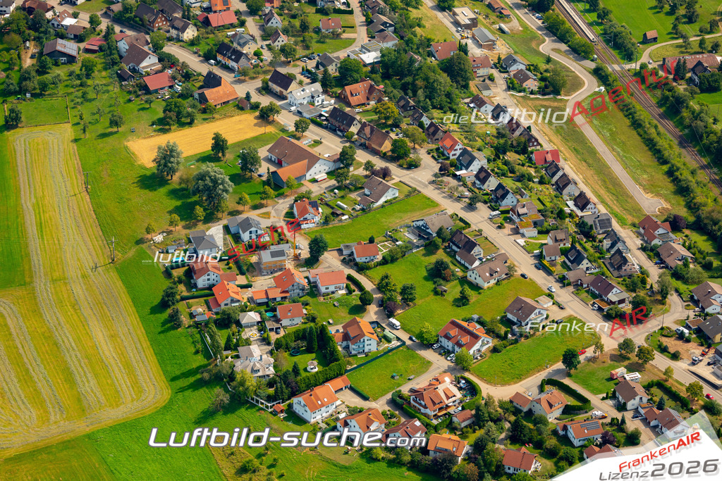 Das Luftbild zeigt :  Schopfloch - Die Luftaufnahme wurde 2024 vom UL-Flugzeug aus erstellt ( keine Drohne ) - Hochauflösende Luftaufnahme - Für grossformatige Ausdrucke geeignet. Die Geschenkidee !Mit Lizenz und Bildrechte bestellbar