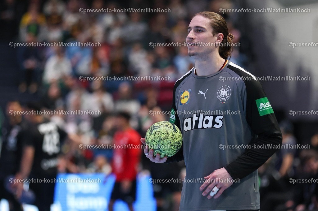 xKWIx22032601005 | 22.03.2026, Handball, Länderspiel Herren, Deutschland - Ägypten, ÖVB-Arena Bremen:  Juri Knorr (Germany #15) xKamilxWilkowskixPressefotoKochx