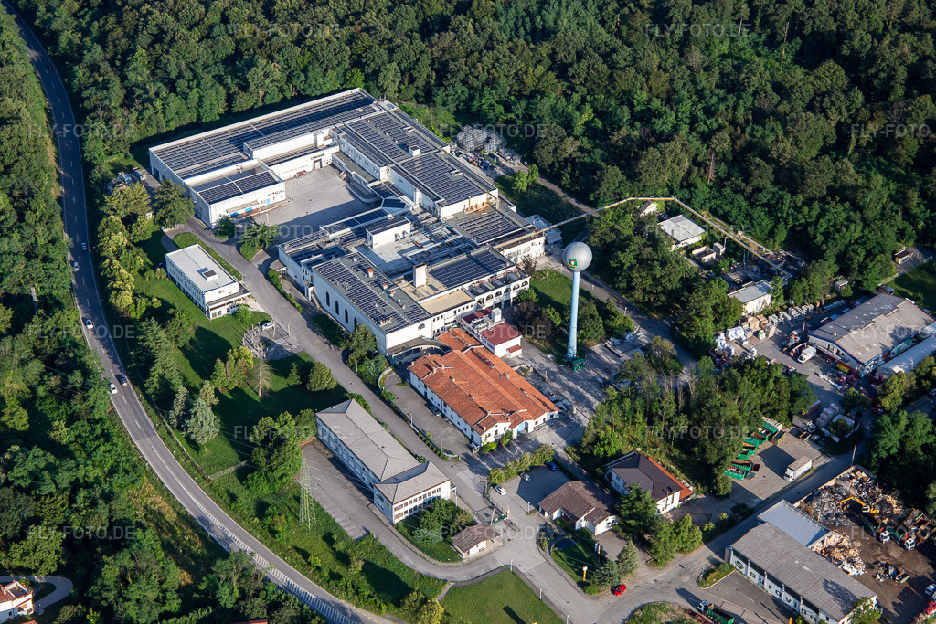 Luftbild: Mip - E, družba za Energetiko d.o.o im Ortsteil Kromberk in Nova Gorica im Bundesland Slowenien in Slowenien. Foto: IMG_137463.jpg vom 14.07.2023 durch Werner Riehm/FLY-FOTO.de