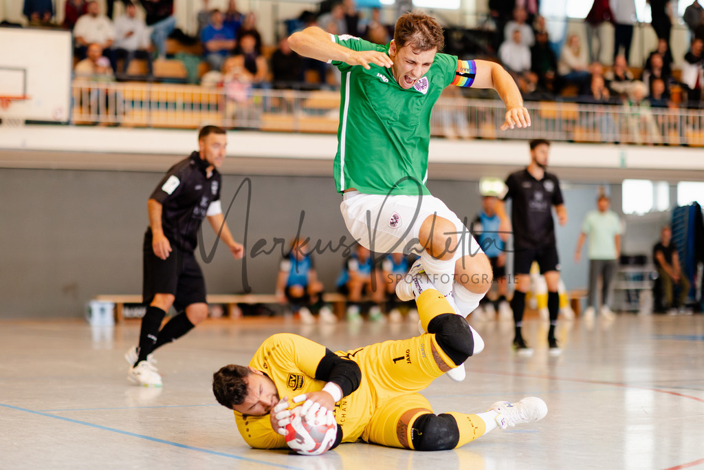Futsal-Bundesliga, Saison 2025/2026, 4. Spieltag: SC Preußen Münster - SV Pars Neu-Isenburg | Futsal-Bundesliga, Saison 2025/2026, 4. Spieltag, SC Preußen Münster empfängt SV Pars Neu-Isenburg in der Universitäts-Sporthalle in Münster. Foto: sportfotografie.ms | Markus Paletta - Realisiert mit Pictrs.com
