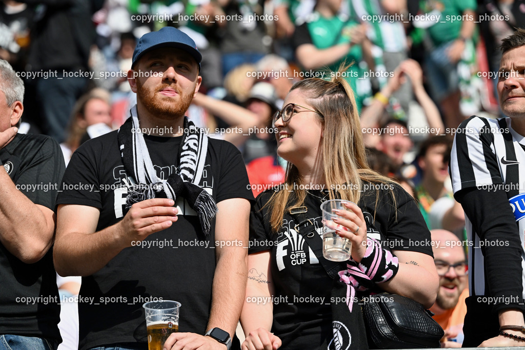 SK Puntigamer Sturm vs. SK Rapid Wien Siegerehrung, Impressionen | SK Sturm Fans, SK Puntigamer Sturm vs. SK Rapid Wien Siegerehrung, Impressionen, SK Puntigamer Sturm vs. SK Rapid Wien Siegerehrung, Impressionen am 01.05.2024 in Klagenfurt (Wörthersee Stadion ), Austria, (Photo by Bernd Stefan)