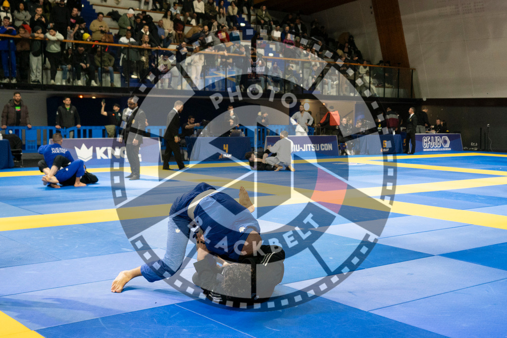 20240119PBB0842 | Fighters compete during the IBJJF European Championship in Paris, France, on January 19, 2024.
