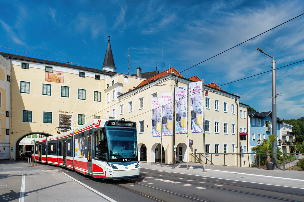 Gmunden | Gmunden, der kleinste Ort mit einer Straßenbahn