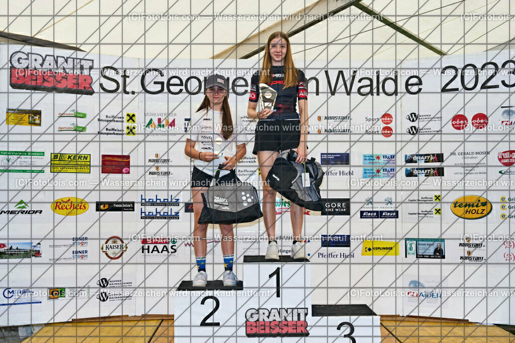 ALP7954_XXIX_GRANITBEISSER_Siegerehrung | (C)FotoLois.com, Alois Spandl, 29. GRANITBEISSER - Mountainbike-Marathon in St. Georgen am Walde, Start/Ziel/Siegerehrung, Sa 2. September 2023.