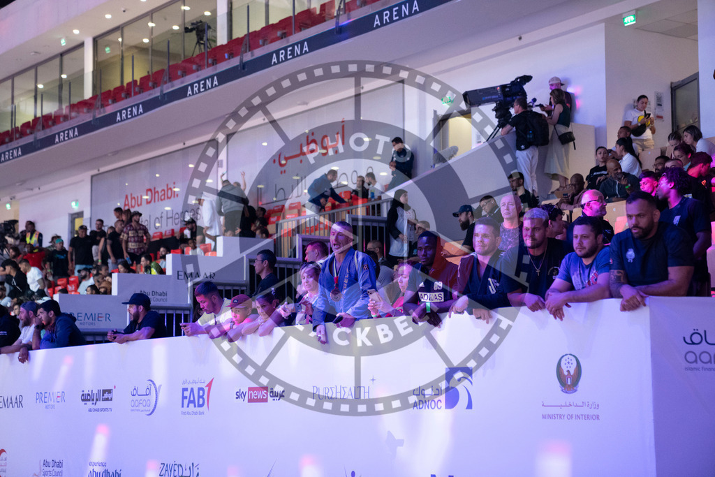 20231107PBB6775 | Fighters compete during the AJP World Master Championship in the Mubadala Arena in Abu Dhabi, Arab United Emirates, on November 7, 2023.