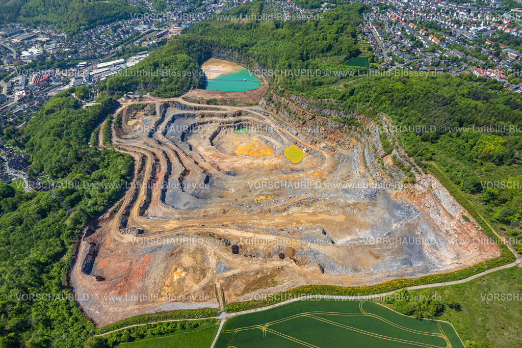 Hagen230501544Hohenlimburg | Luftbild, Steinbruch Steltenberg, Hohenlimburger Kalkwerke, Letmathe, Iserlohn, Sauerland, Nordrhein-Westfalen, Deutschland