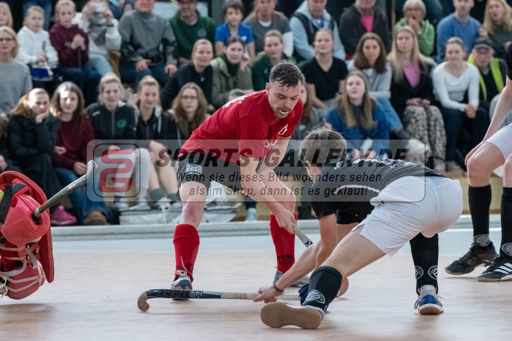 HK_20250202_102392 | 2. Bundesliga Halle Herren Club Raffelberg - Schwarz Weiss Köln am 2.2.2025 Halle am Raffelberg, Duisburg ,