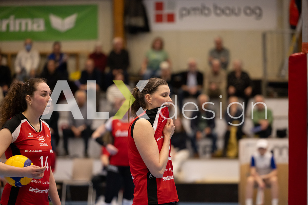Volleyball I Frauen I Saison 2025-2026 I Volleyball NLA | Women I 1/2 Finals I  VC Kanti Schaffhausen - Sm'Aesch Pfeffingen I 18.03.2026 | 11 Kateřina Holásková (CZ) (VC Kanti Schaffhausen) – Mitte - Realisiert mit Pictrs.com