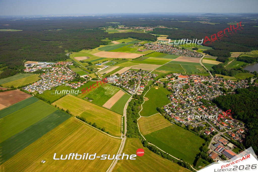 Das Luftbild zeigt Seligenporten Pyrbaum - Die Luftaufnahme wurde 2023 vom UL-Flugzeug aus erstellt ( keine Drohne ) - Hochauflösende Luftaufnahme - Für grossformatige Ausdrucke geeignet. Die Geschenkidee !Mit Lizenz und Bildrechte bestellbar