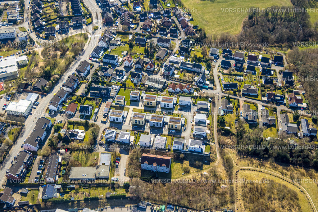 Wetter250303783Volmarstein | Luftbild, Neubau Wohnsiedlung Sonnenfeld, Schmandbruch, Wetter, Ruhrgebiet, Nordrhein-Westfalen, Deutschland