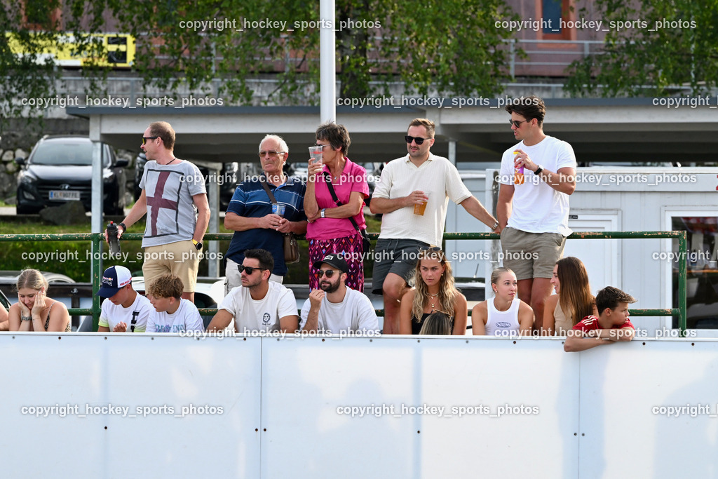 VAS Ballhockey vs. HSC Eagles Poggersdorf | Besucher Alpenarena Villach, VAS Ballhockey vs. HSC Eagles Poggersdorf, VAS Ballhockey vs. HSC Eagles Poggersdorf am 14.07.2024 in Villach (Alpen Arena ), Austria, (Photo by Bernd Stefan)