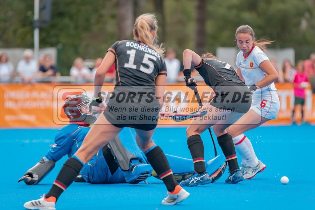 HK_20230715_102727 | Euro Hockey WU18 SF2 Spain vs Germany Championship Girls &amp; Boys am 15.7.2023 CHTC , Krefeld ,