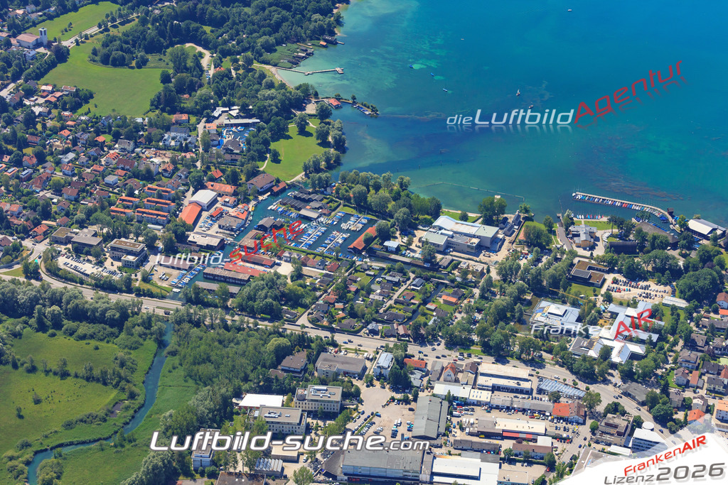 Luftbild von Percha Starnberg - Luftaufnahme wurde 2017 von https://frankenair.de mittels Flugzeug (keine Drohne) erstellt - die Geschenkidee
