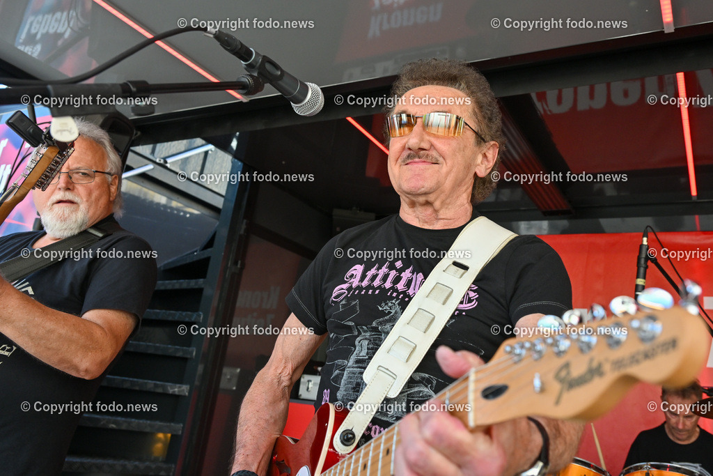 Linz_ Harley Davidson Charity_ 15.08.2023-8 | 15.08.2023, Linz, AUT, Harley Davidson Charity 2023 Hauptplatz Linz, im Bild Art Rockers