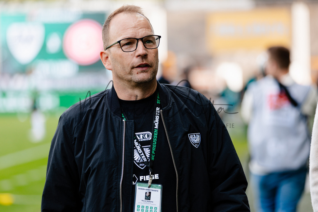 2. Bundesliga, Saison 2025/26, 5. Spieltag : SC Preußen Münster - Fortuna Düsseldorf | Münster, 14.09.2025: 2. Bundesliga, 5. Spieltag, SC Preußen Münster gegen Fortuna Düsseldorf im LVM-Preußenstadion in Münster. Foto: sportfotografie.ms | Markus Paletta - Realisiert mit Pictrs.com