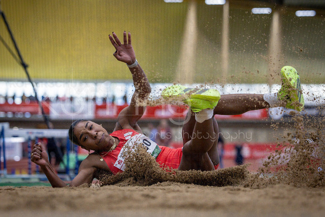Indoor Meeting Dortmund, 08.02.2026 | DORTMUND, GERMANY - FEBRUARY 8:  Triple jumper Davisleidis Velazco (Kuba) during the Indoor Meeting Dortmund at the Helmut-Koernig-Halle on February 8, 2026 in Dortmund, Germany. (Photo by Axel Kohring/Beautiful Sports Int.)