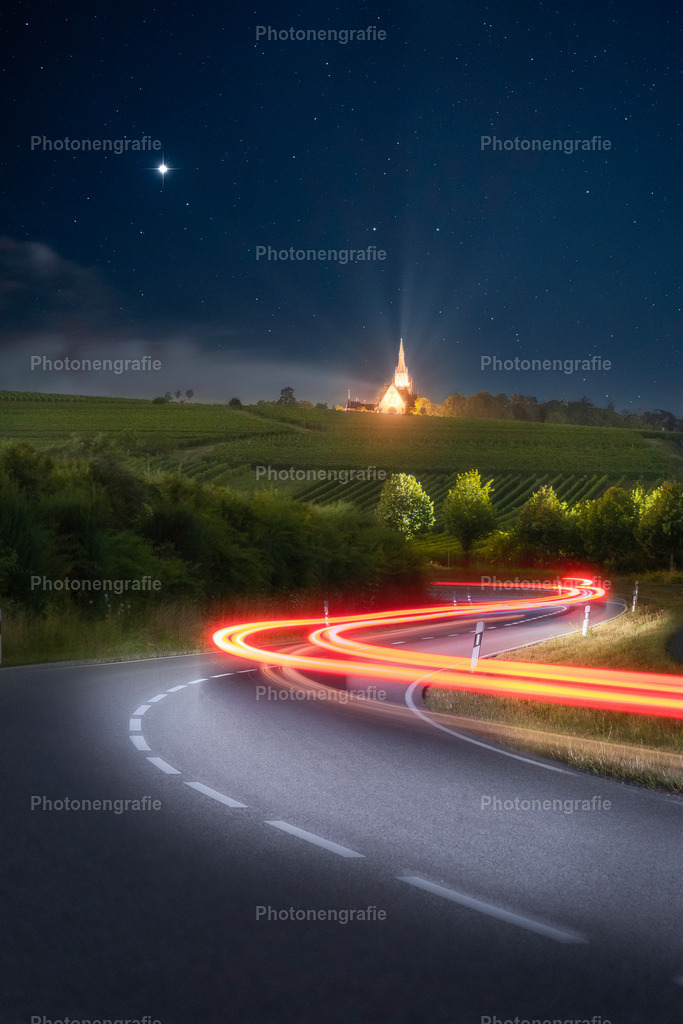 Rochuskapelle in der Nacht | Photonengrafie´s Shop - Realisiert mit Pictrs.com