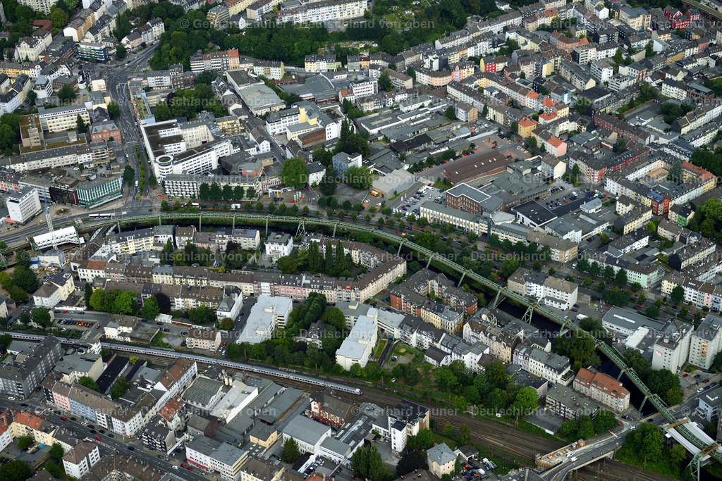 3291237 | Verlauf der Schwebebahn, Wuppertal-Wupperfeld