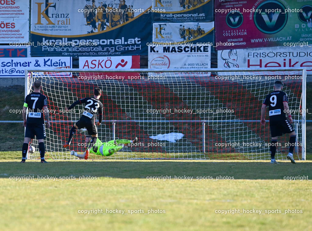 ESV Admira vs. FC Dölsach 18.3.2023 | #23 Advan Pozderac, #1 Gerwald Wallner, Elmeter Tor Admira Villach