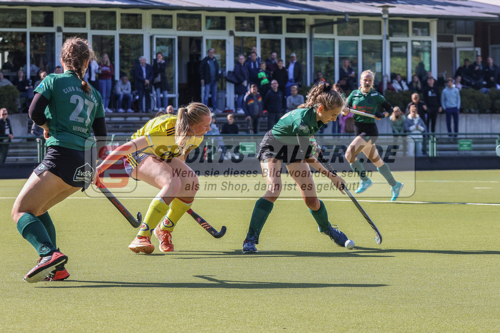 Raffelberg-Braunschweig-68 | Jule Bloch (Club Raffelberg #85) &amp; Meike Starmann (Eintracht Braunschweig #40), Club Raffelberg - Eintracht Braunschweig am 17.9.2022 in der Hockeyanlage Club Raffelberg, Duisburg