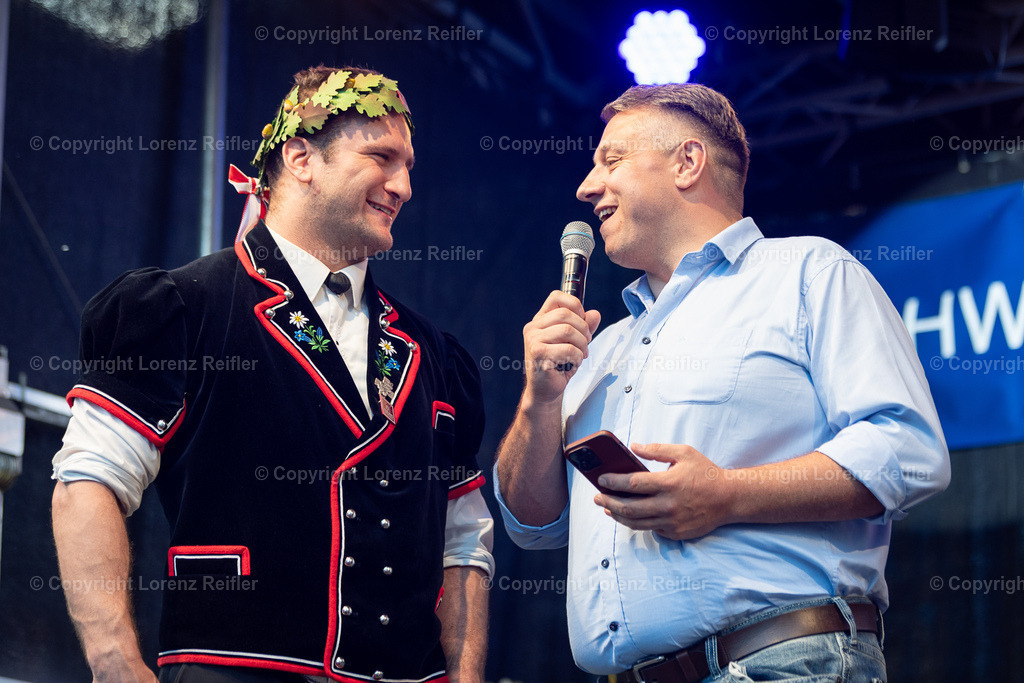 Schwingen -  ESAF Empfang Schwingerkönig 2025 | Maienfeld, 3.9.25, Schwingen - ESAF Empfang Schwingerkönig.