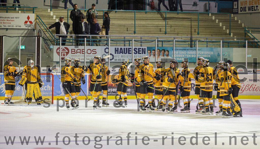 2025-08-22_164_TSV_Erding_gegen_EV_Fuessen | Erding, Deutschland, 22.08.2025:Eishockey, Oberliga Süd 2025 / 2026, Testspiel, TSV Erding gegen EV Füssen, Endergebnis: 1:4Foto: Christian Riedel / fotografie-riedel.net