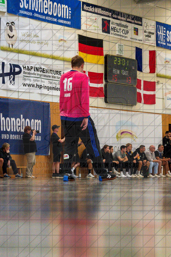 IHC 2026 - Handball-Club Hamburg vs. HØJ Elite | Robin Paulsen Haug (Handball-Club Hamburg #16); IHC 2026 - Handball-Club Hamburg vs. HØJ Elite am 07.08.26 in Sporthalle KGS, Schneverdingen - Realisiert mit Pictrs.com