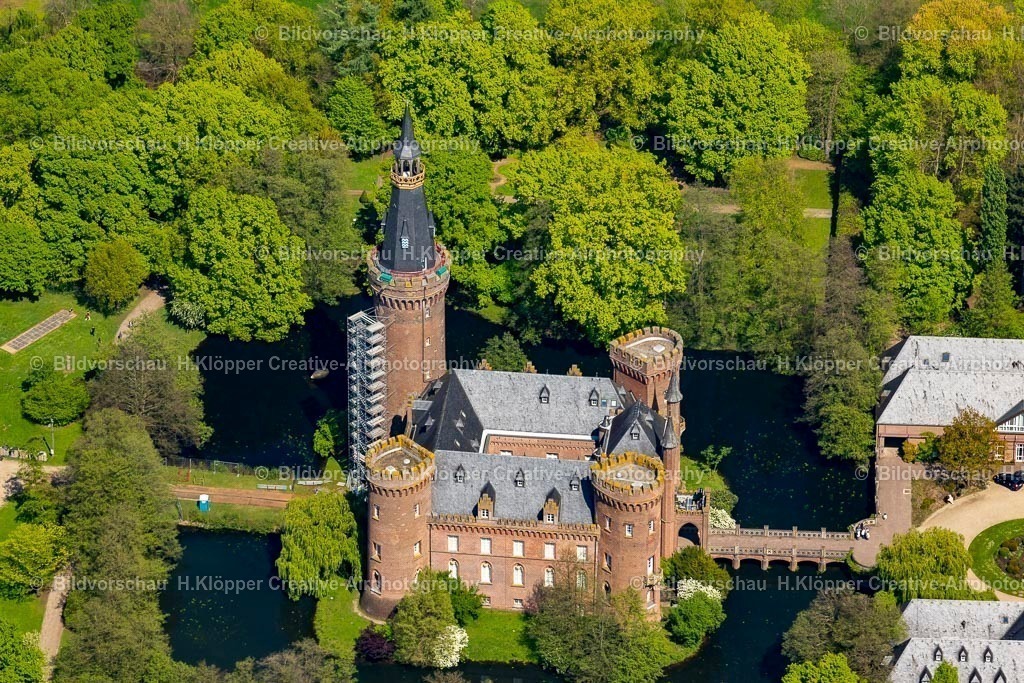 Luftbild Bedburg-Hau-1532 | Luftbildfotografie , Luftbild Schloss Moyland Bedburg-Hau - Realisiert mit Pictrs.com