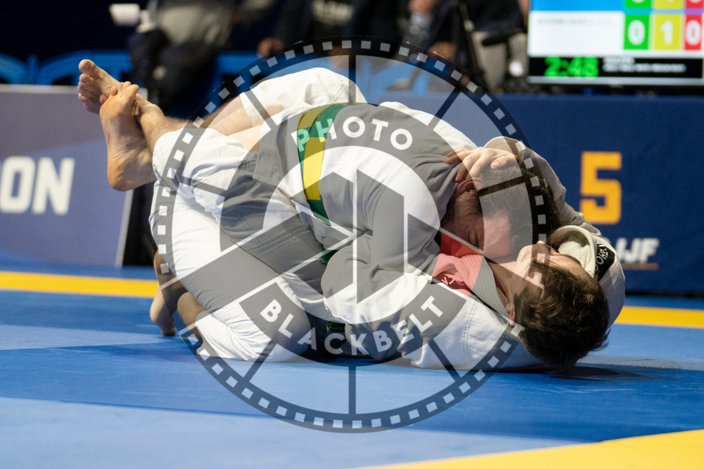 20240119PBB0945 | Fighters compete during the IBJJF European Championship in Paris, France, on January 19, 2024.