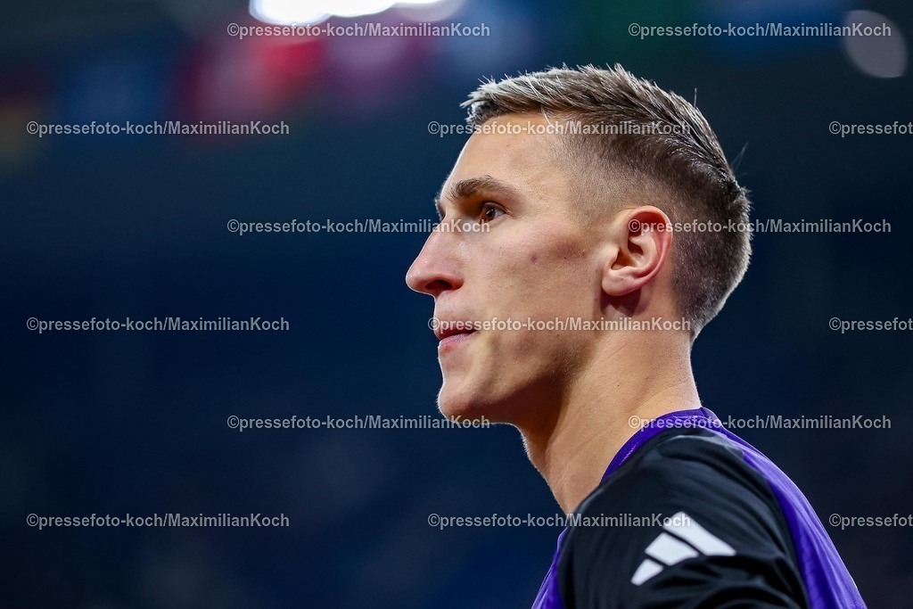 DFB10102502015 | 10.10.2025, Fußball, Länderspiel, Deutschland - Luxemburg, UEFA WM-Qualifikation, 2025/2026, Gruppe A, PreZero Arena in Sinsheim: Nico Schlotterbeck (GER #15)DFB regulations prohibit any use of photographs as image sequences and or quasi-video.