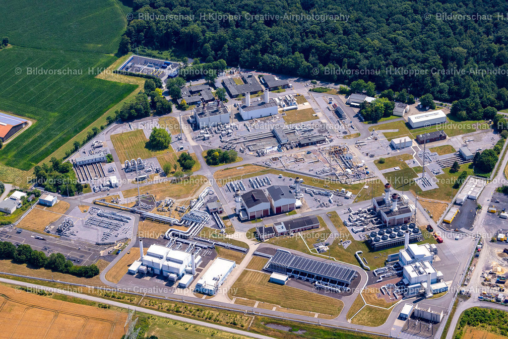 Luftbild Werne-5161 | Luftbildfotografie Verdichterstadion und Pumpwerk für Erdgas " Open Grid Europe " in Werne im Bundesland Nordrhein-Westfalen, Deutschland - Realisiert mit Pictrs.com