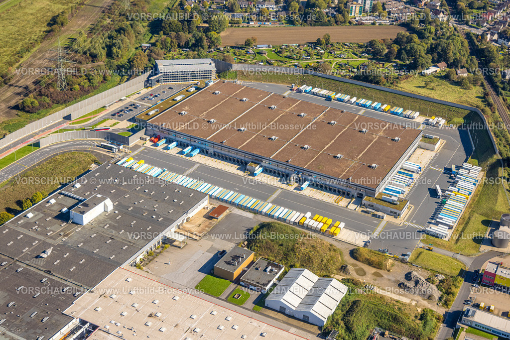 Witten241000259 | Luftbild, Amazon Logistik im Gewerbegebiet Brauckstraße, Container Parkplatz, KGV Mellmausland Kleingärtnerverein, Rüdinghausen, Witten, Ruhrgebiet, Nordrhein-Westfalen, Deutschland