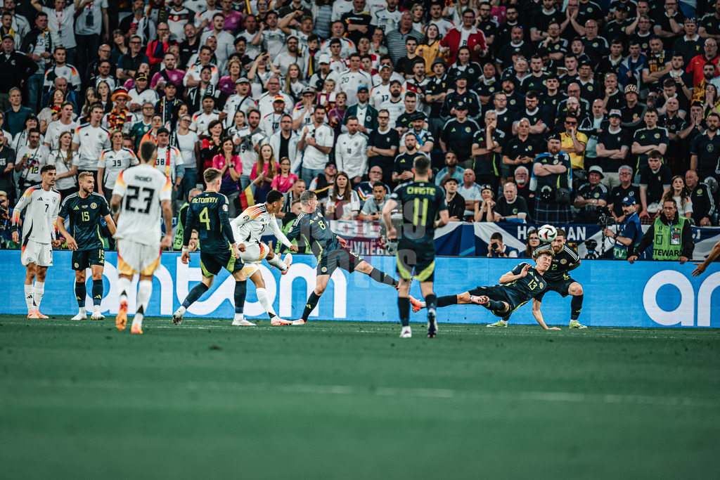 Fußball | Herren | UEFA-Fußball-Europameisterschaft 2024 | MD1 | Gruppe A | Deutschland vs. Schottland | 14.06.2024 | Jamal Musiala (#10, Deutschland) schießt das 2:0 Tor