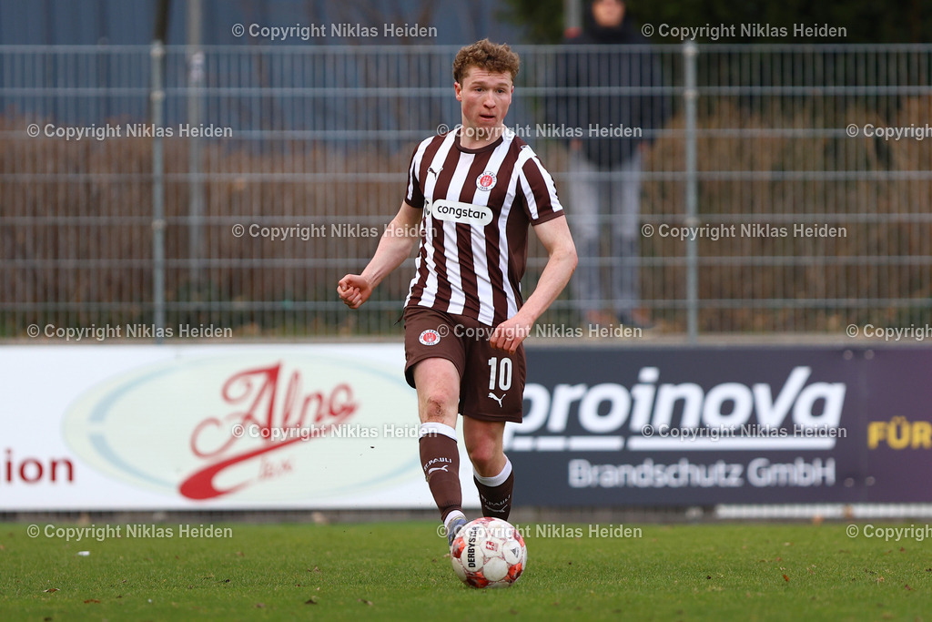 NH_FCStPauliU23_FSVSchöningen_RegionalligaNord_15032026 | #10 Rawley St. John (FC St. Pauli U23)Fußball I Herren I Regionalliga Nord I Saison 2025-2026 I 26. Spieltag I FC St. Pauli U23 - FSV Schöningen I 15.03.2026 I Edmund-Plambeck-Stadion