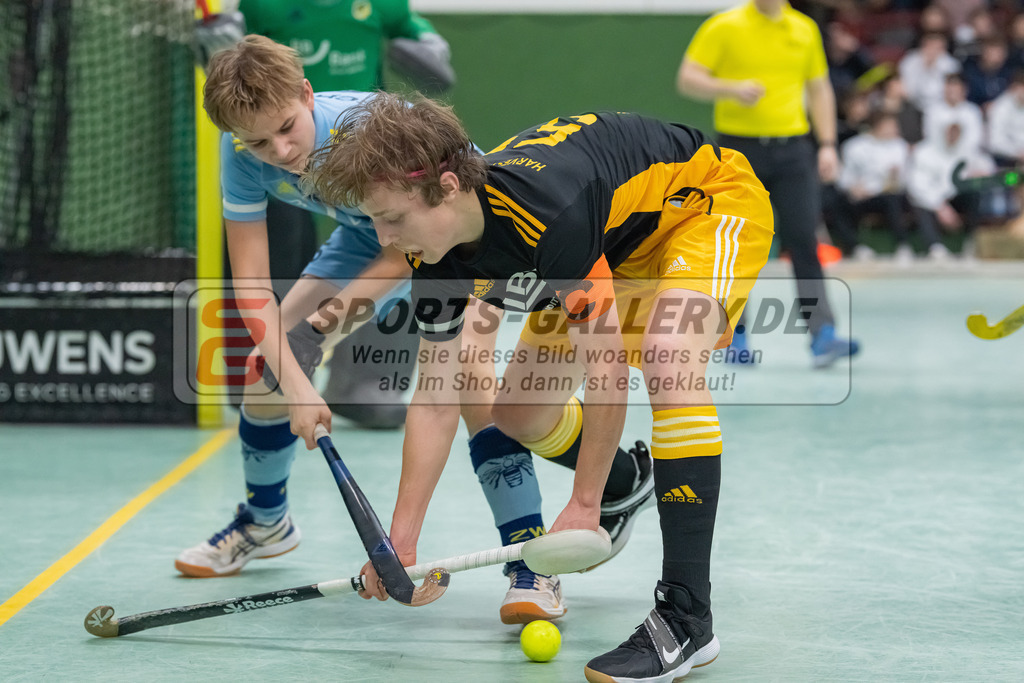 HK_20230305_106246 | Deutsche Meisterschaft MU16 Platz 3 Harvestehuder THC - Zehlend. Wespen am 5.3.2023 RWK, Köln ,