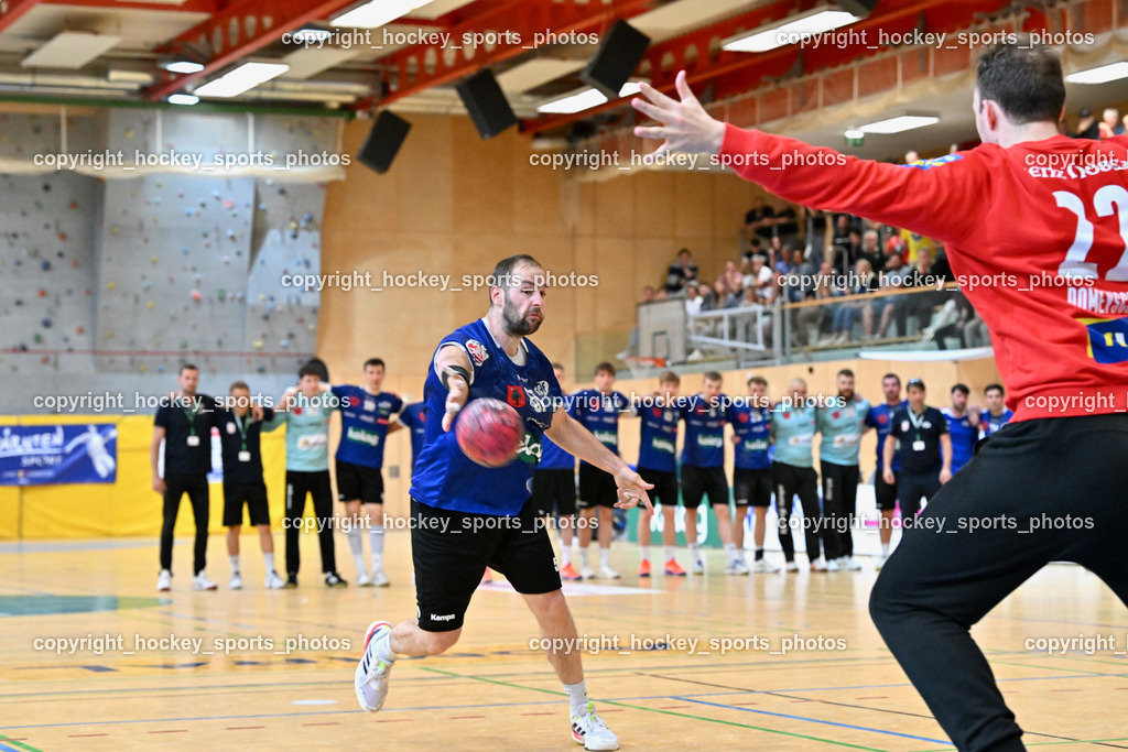 SC Ferlach vs. UHK Krems | #57 LEBAN Patrik SC Ferlach, #22 DOMEVSCEK Lukas Paolo UHK KREMS, SC Ferlach vs. UHK Krems, SC Ferlach vs. UHK Krems am 02.05.2026 in Ferlach (Ballspielhalle Ferlach), Austria, (Photo by Bernd Stefan)
