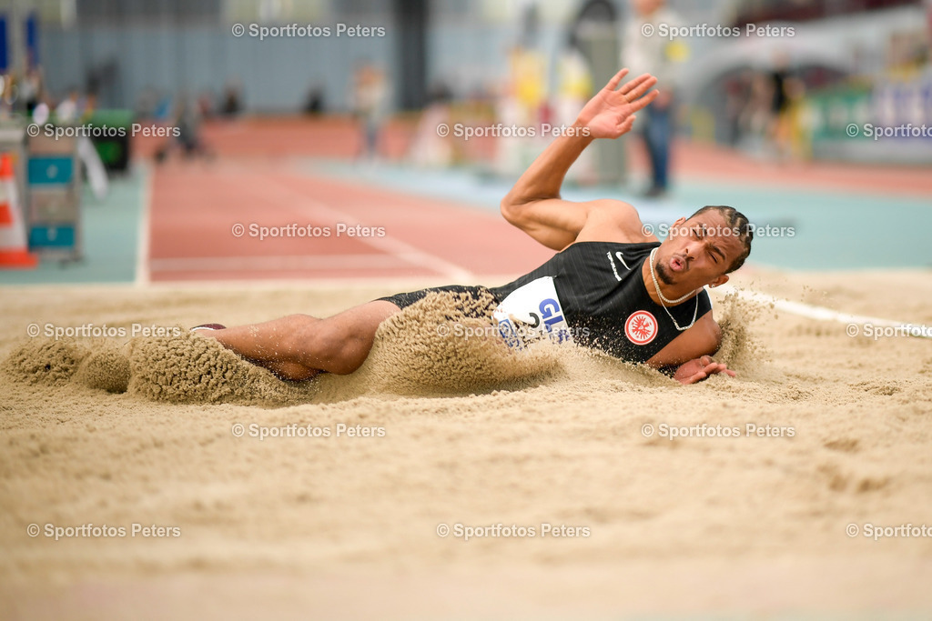 250208_xkaix_DM Mehrkampf_12 | 08.02.2025, xkaix, Leichtathletik 20. Deutsche Meisterschaften, Mehrkampf Halle v.l. Fred Isaac Fleurisson (Eintracht Frankfurt e.V.) - Realisiert mit Pictrs.com