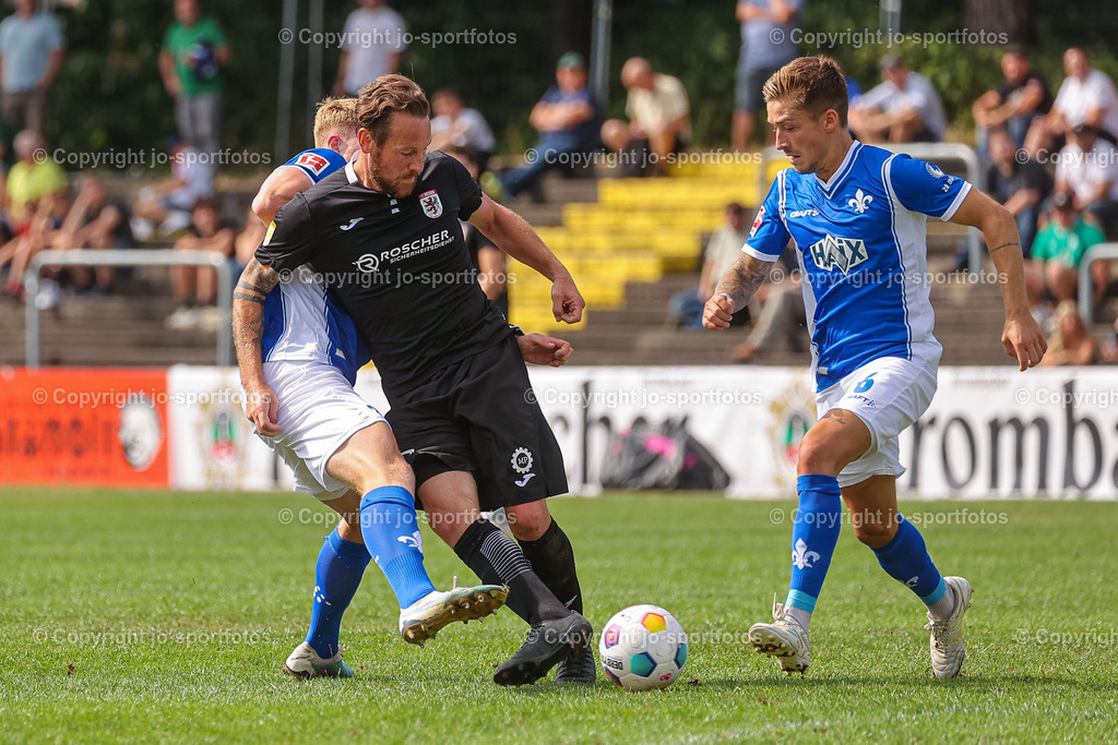 Giessen_Darmstadt (202) | 16.07.2023; Testspiel; Waldstadion Gießen; FC Gießen - SV Darmstadt 98; Ergebnis: 2:0 (0:0)