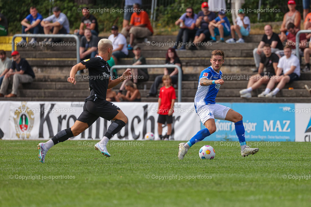 Giessen_Darmstadt (176) | 16.07.2023; Testspiel; Waldstadion Gießen; FC Gießen - SV Darmstadt 98; Ergebnis: 2:0 (0:0)